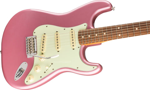 Fender Vintera 60s Stratocaster Modified Electric Guitar with bag, Pau Ferro FB, Burgundy Mist Metallic #0149993366