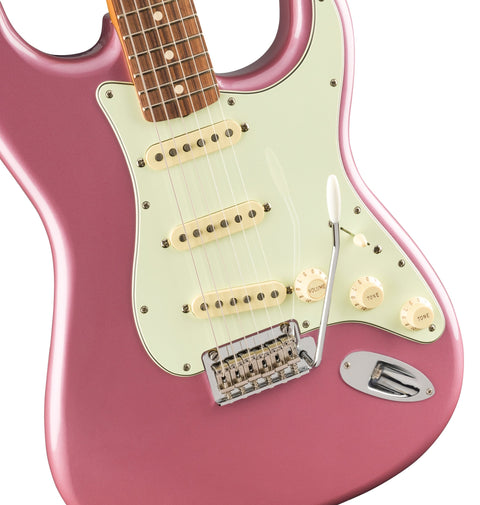 Fender Vintera 60s Stratocaster Modified Electric Guitar with bag, Pau Ferro FB, Burgundy Mist Metallic #0149993366