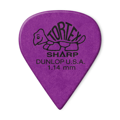 Jim Dunlop 412R Tortex Sharp Guitar Pick, 1pc