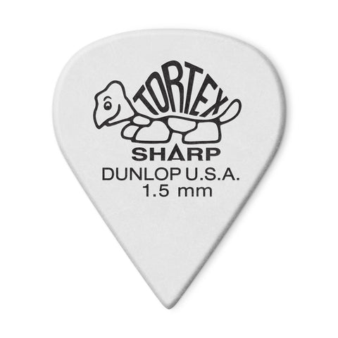 Jim Dunlop 412R Tortex Sharp Guitar Pick, 1pc