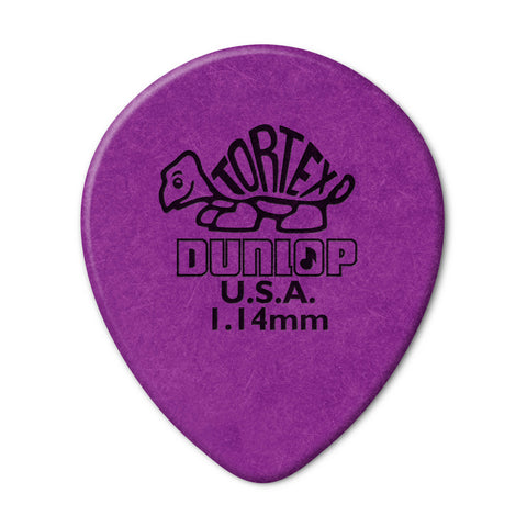 Jim Dunlop 413R Tortex Teardrop Guitar Pick, 1pc