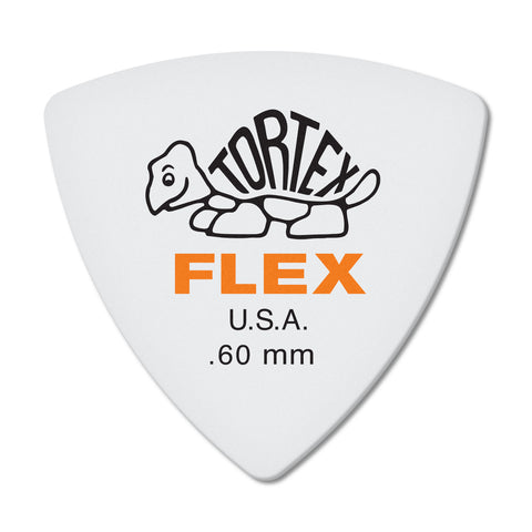 Jim Dunlop 456R Tortex Flex Triangle Guitar Pick, 1pc