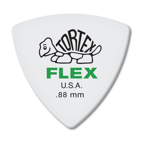 Jim Dunlop 456R Tortex Flex Triangle Guitar Pick, 1pc