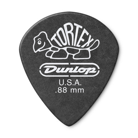 Jim Dunlop 482R Tortex Pitch Black Jazz III Guitar Pick, 1pc