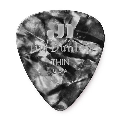 Jim Dunlop 483R Genuine Celluloid Guitar Pick, 1pc