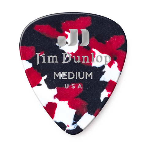 Jim Dunlop 483R Genuine Celluloid Guitar Pick, 1pc