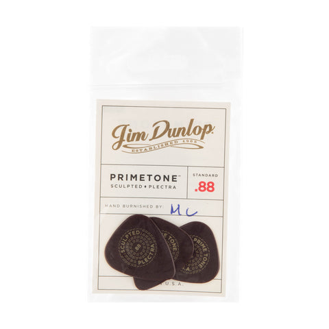 Jim Dunlop 511P Primetone Standard Sculpted Plectra Guitar Picks, pack of 3