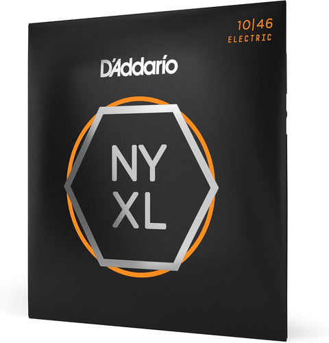 D'Addario NYXL1046 Nickel Wound Electric Strings, Regular Light, 10-46