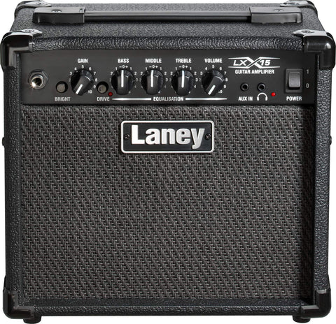 Laney LX15 15-watt 2 x 5" Electric Guitar Combo Amplifier (LX-15)