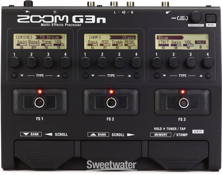 Zoom G3n Multi-effects Processor with adaptor – DOREMi Sound