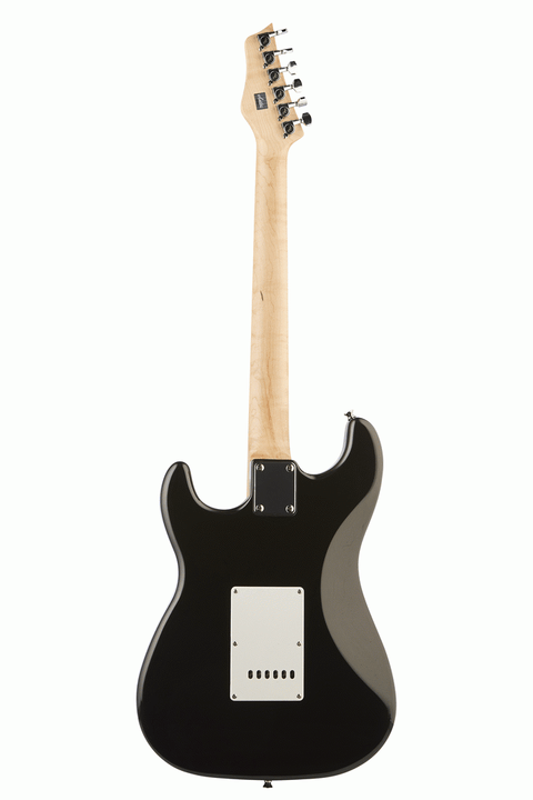 Ashton AG232 MBK Electric Guitar Black, Maple Fingerboard