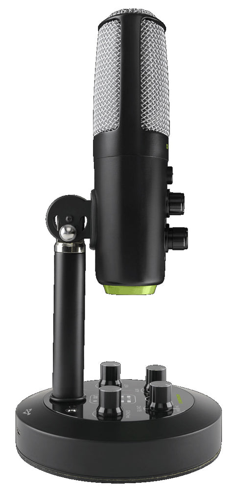 Mackie CHROMIUM USB Condenser Microphone with 2-channel Mixer (EM-CHROMIUM)