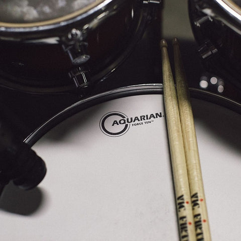 Aquarian FOR Force Ten Clear 2ply 10+10mil Drum Head