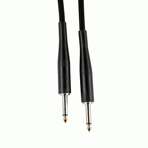 Armour GW10B 10ft Instrument Cable Straight / Straight Woven Black