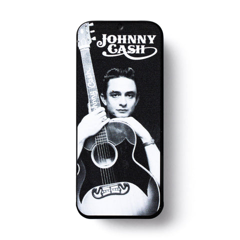 Jim Dunlop JCPT01M Johnny Cash Memphis Pick Tin Medium Gauge, set of 6