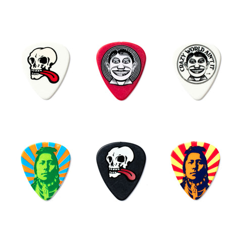 Jim Dunlop JVHPT02H John Van Hamersveld Indian Pick Tin Heavy Gauge, set of 6