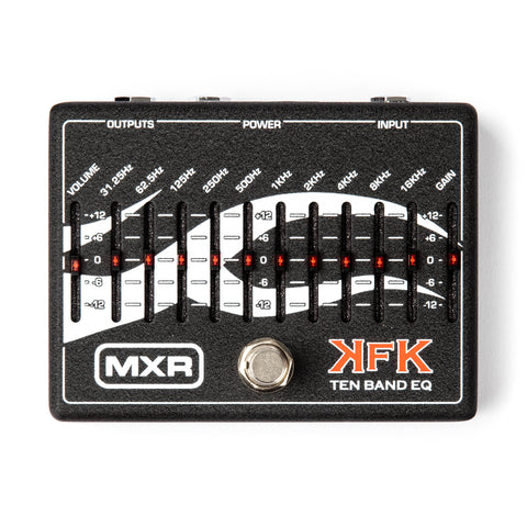 Jim Dunlop MXR KFK-1 Kerry King 10 Band Eq Equalizer Effect Pedal