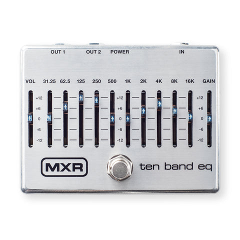 Jim Dunlop MXR M108S 10 Band Graphic Equalizer Effect Pedal