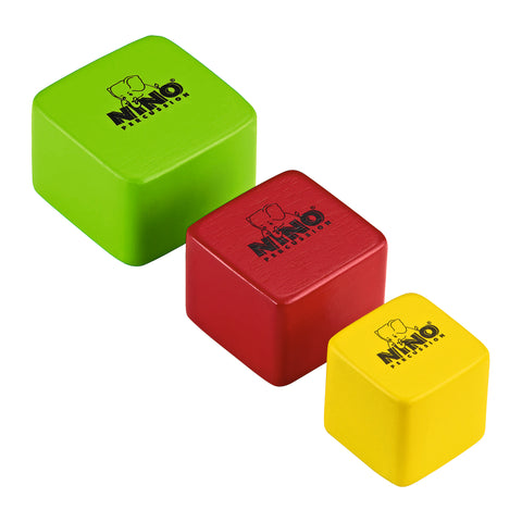 Nino Percussion NINO507-MC Wood Shaker Square, Multi Color ***