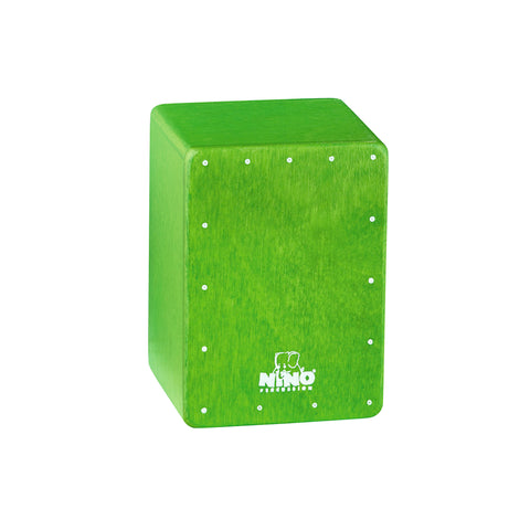 Nino Percussion NINO955GR Mini Cajon Shaker, Green