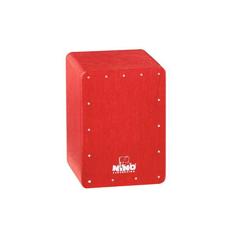 Nino Percussion NINO955R Mini Cajon Shaker, Red