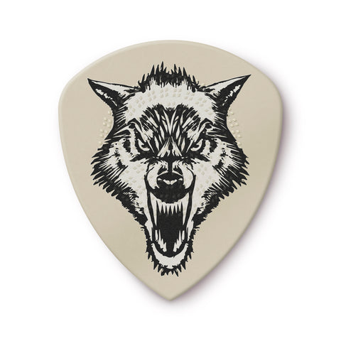 Jim Dunlop PH122R James Hetfield White Fang Custom Flow Guitar Pick, 1pc