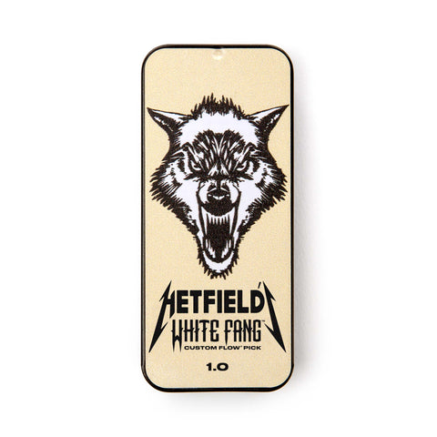 Jim Dunlop PH122T100 James Hetfield White Fang Custom Flow Pick Tin 1.0mm, set of 6