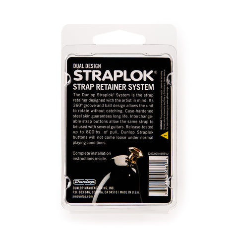 Jim Dunlop SLS1031N Straplok Strap Retainers Dual Design - Nickel