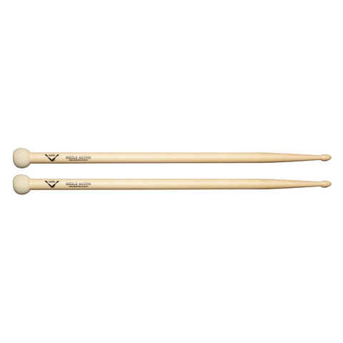 Vater VSZLFA Sizzle Fusion Acorn Hybrid Drumstick/Hickory Mallet - Wood Tip