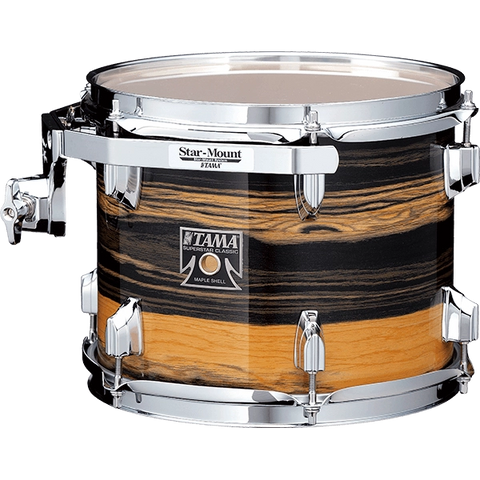 Tama CK52KRS-NET Superstar Classic 5-Drum Set with SM5W Hardware - 22" Kick - Natural Ebony Tiger Wrap