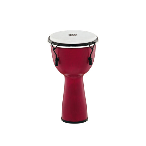 Meinl Percussion FMDJ7-L-F 12" Mechanical Tuned Fiberglass Djembe, Synthetic Head (Patented), Red