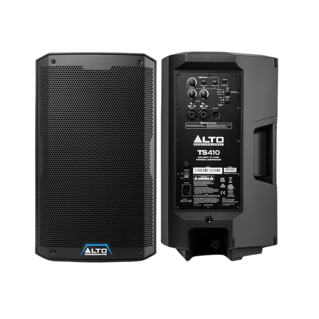 Alto Professional TS410 2000-watt 10" 2-way Powered Speaker With Bluet ...