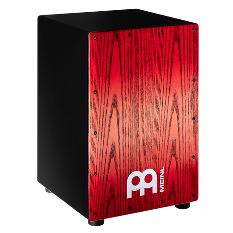 Meinl Percussion MCAJ100BK-TRF Headliner Series Snare Cajon, Tango Red Fade