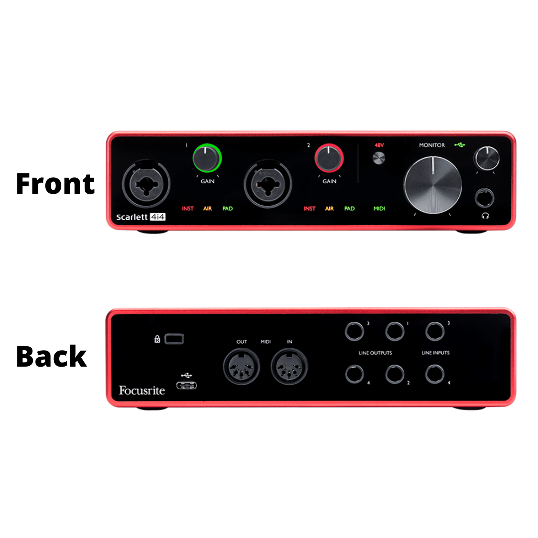 Focusrite Scarlett 4i4 3rd Gen USB Recording Interface – DOREMi Sound ...